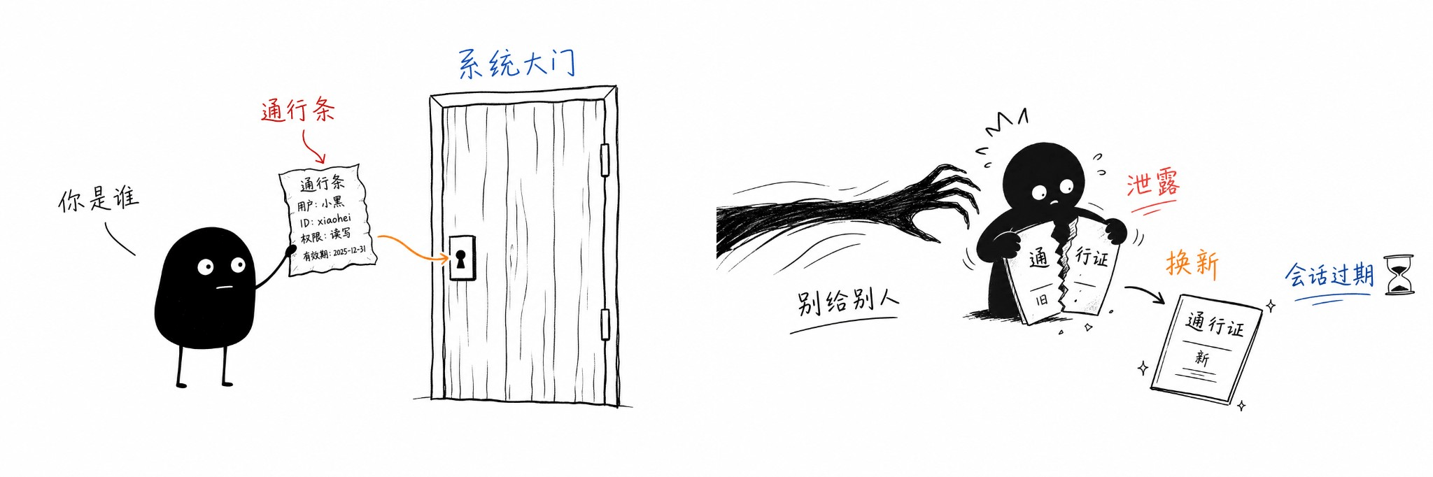 登录凭证示意